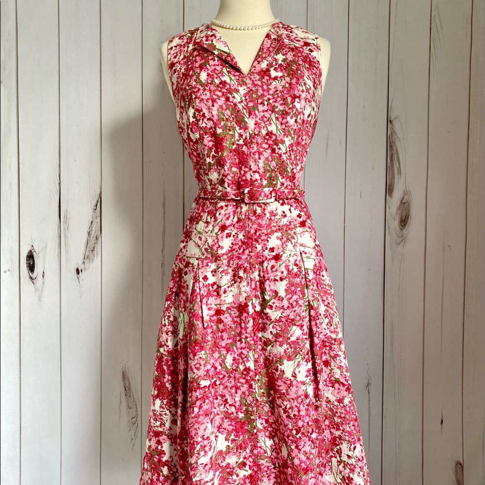 Gorgeous Pink Linen Talbots Dress